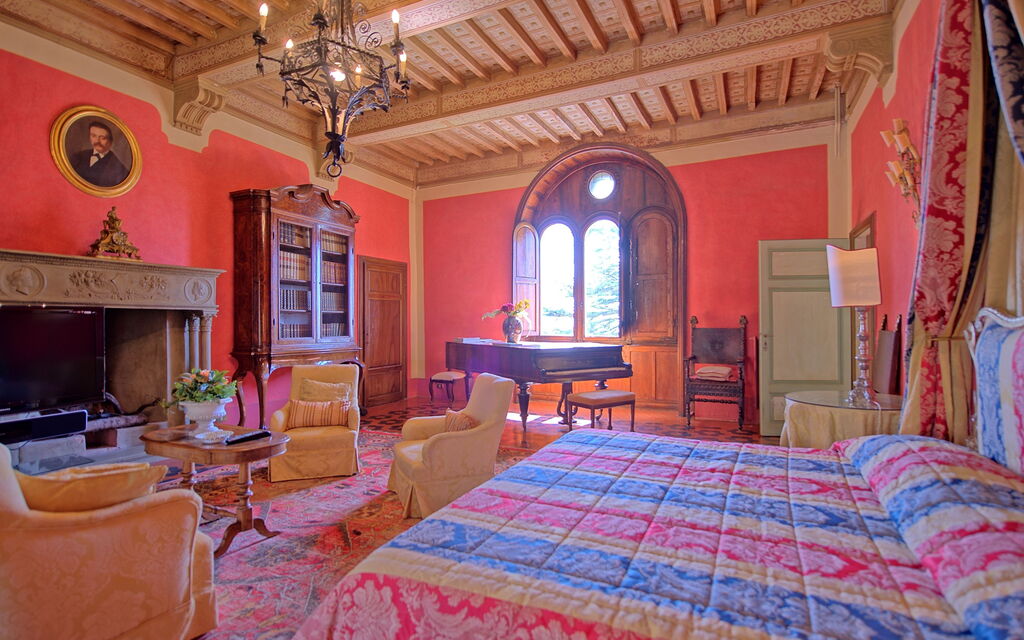 Castello Leopoldo: Camera da letto