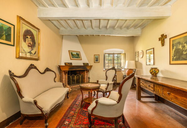 Villa Orchidea: Wohnzimmer