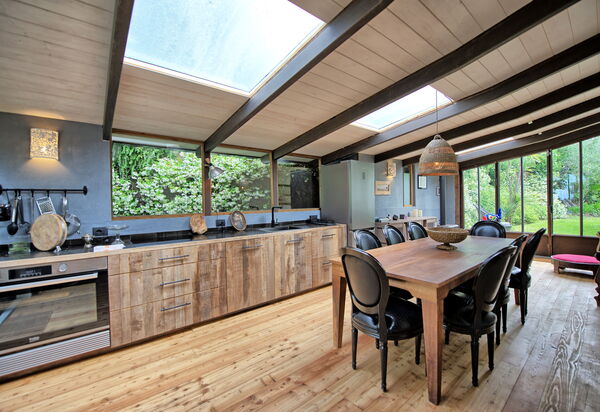 Villa Oliveta: Esszimmer, Küche