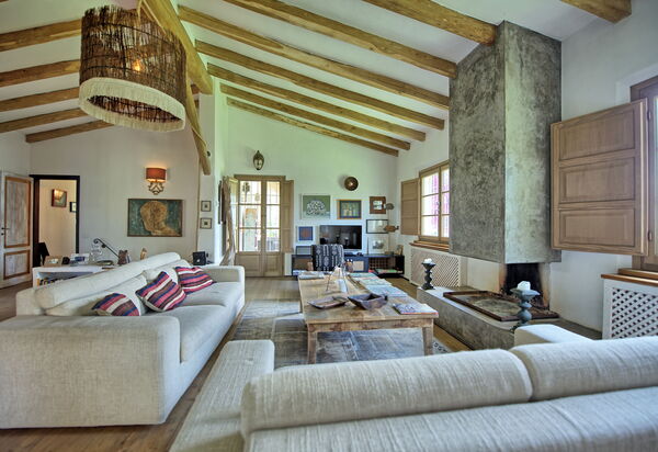 Villa Oliveta: Wohnzimmer