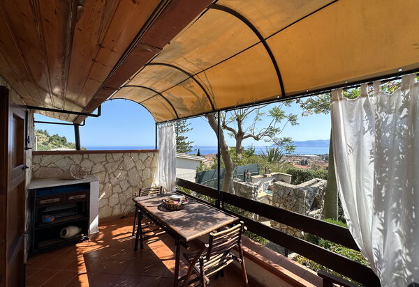 Castellammare: Balkon / terras / patio, Buitenkanten, Keer bekeken