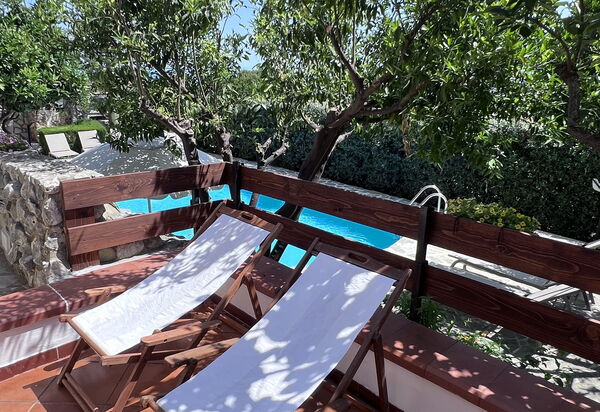 Castellammare: Balkon / terras / patio, zwembad