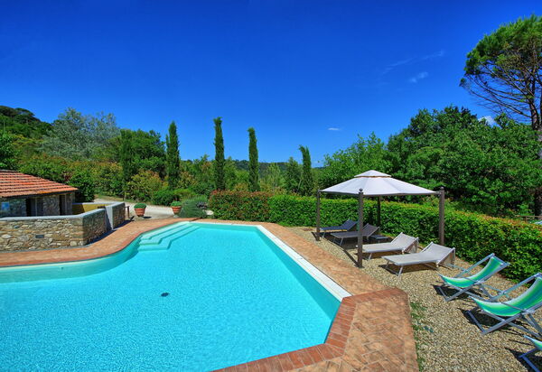 Casa Scopeti: bassin, Jardin