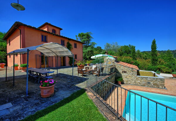 Casa Scopeti: bassin, Extérieurs, Jardin