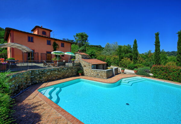 Casa Scopeti: bassin, Extérieurs, Jardin