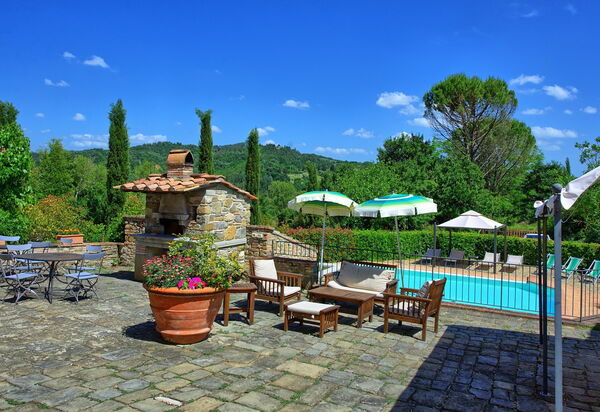 Casa Scopeti: Jardin