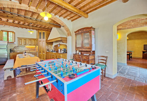 Casa Scopeti: Cuisine, Salle à manger, Salon