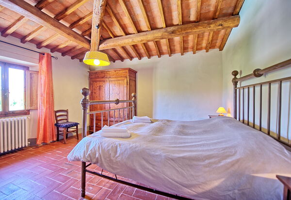 Casa Scopeti: chambre à coucher