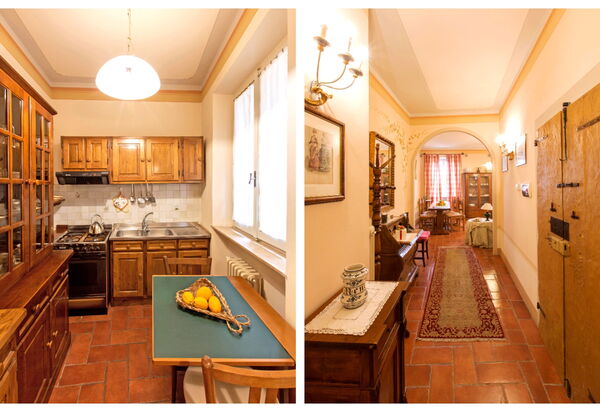 Santo Agostino: Hovedindgang, Køkken