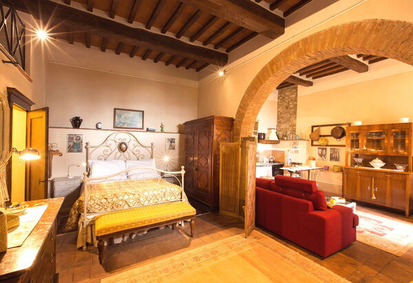 Santo Agostino: Frokostlokale, soveværelse, Stue