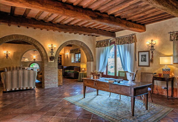 Villa Petrognano: Гостиная