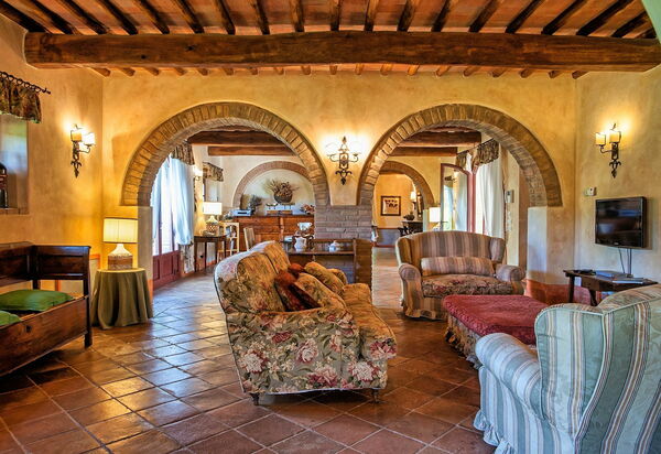 Villa Petrognano: Гостиная