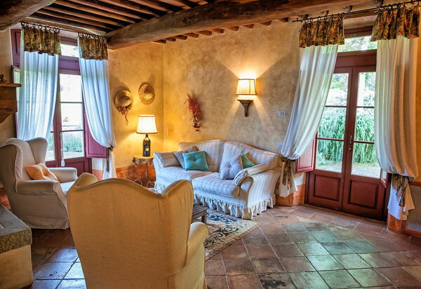 Villa Petrognano: Гостиная