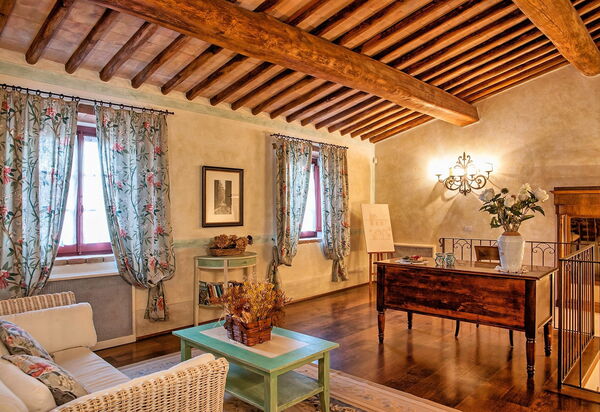 Villa Petrognano: Гостиная