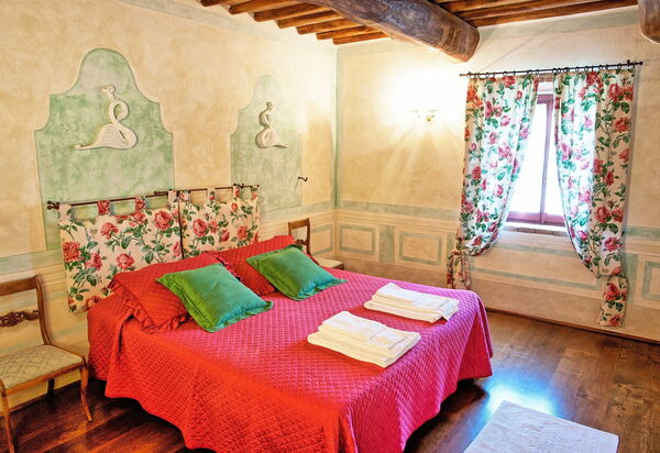Villa Petrognano: Спальня