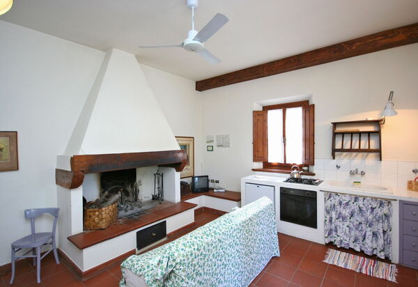 Il Frantoio: Гостиная, Кухня