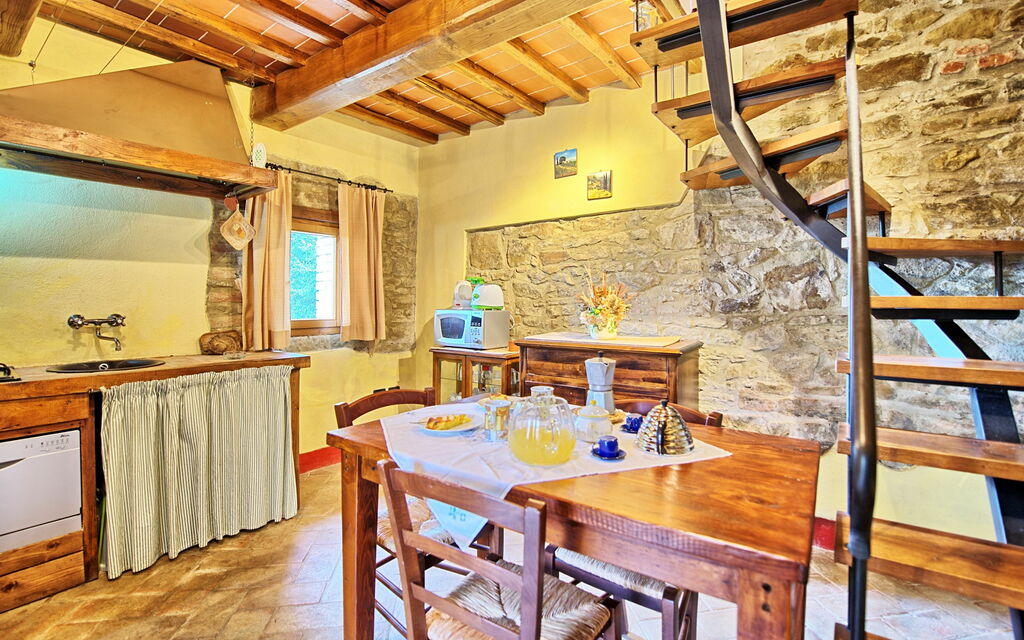 Podere Orietta - : Küche, Wohnzimmer