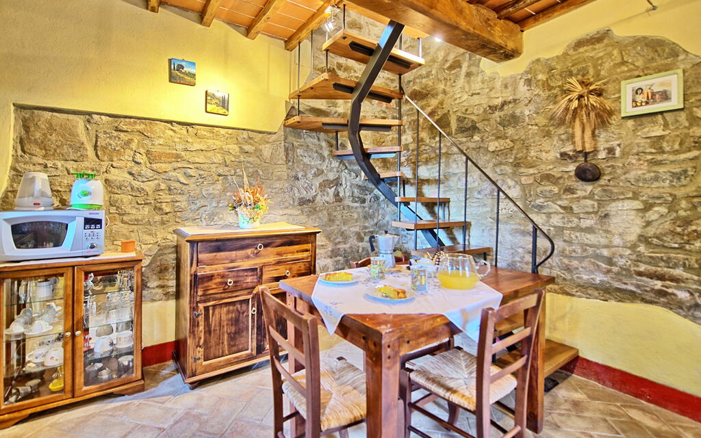 Podere Orietta - : Küche, Wohnzimmer