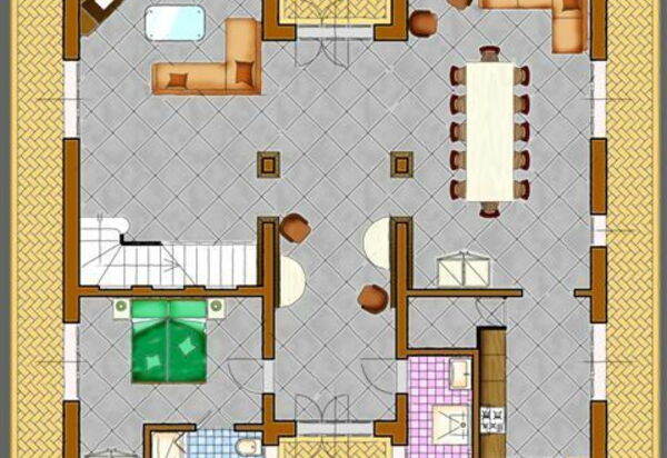 Villa Insoglio: Planimetry