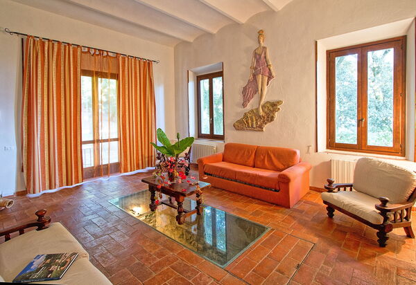 Le Querciolaie: Wohnzimmer