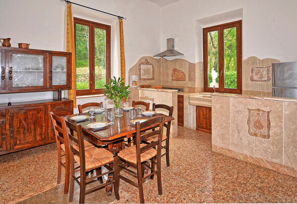 Le Querciolaie: Esszimmer, Küche