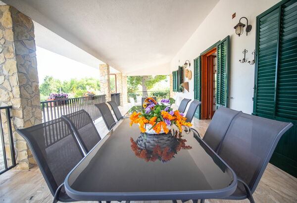 Villa Contrada: Balcon / Terrasse / Patio