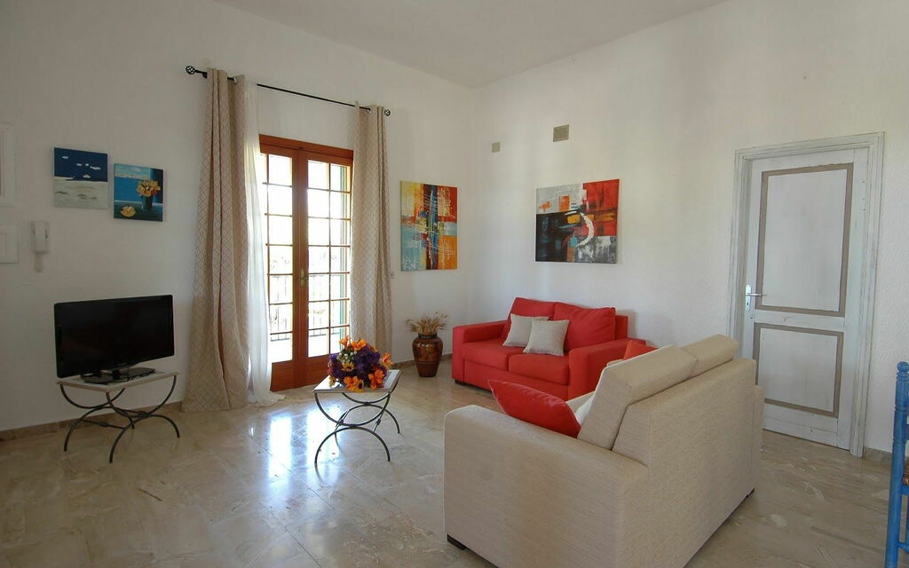 Villa Contrada: Frokostlokale, Stue