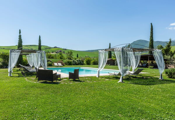 Villa Castiglione: bassin, Extérieur, Jardin