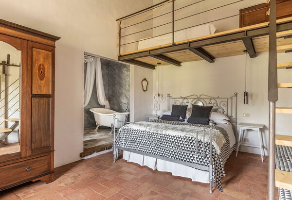 Villa Castiglione: chambre à coucher