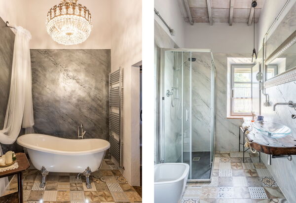 Villa Castiglione: Salle de bain