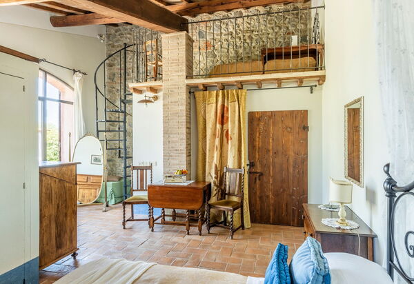 Villa Castiglione: chambre à coucher