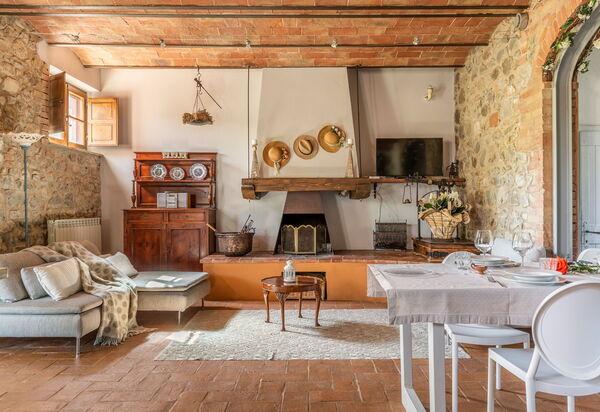 Villa Castiglione: Salle à manger, Salon