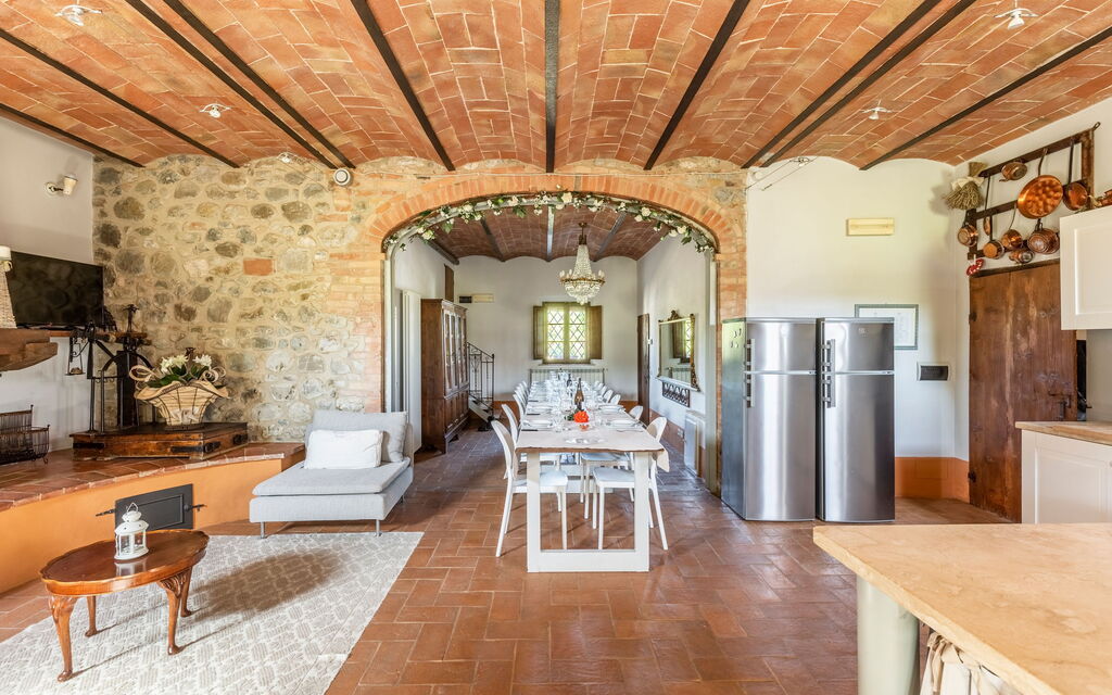 Villa Castiglione: Dining Room, Kitchen, Living Room