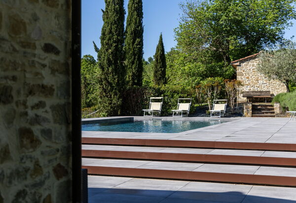 Villa Casentino: Schwimmbad