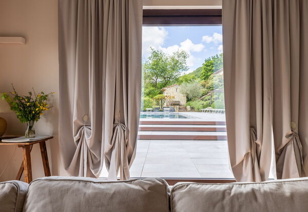 Villa Casentino: Wohnzimmer