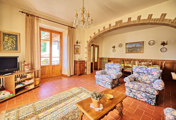 Casale Ambra: Гостиная