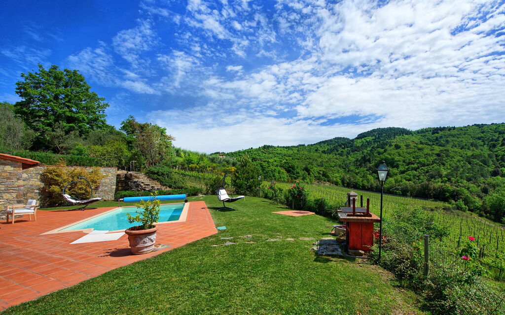 Villa Barbischio: bassin, Jardin