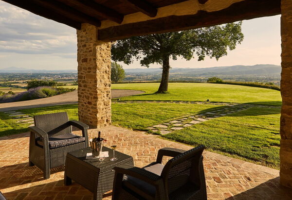 Villa Agazzi: Balcony / Terrace / Patio, Garden