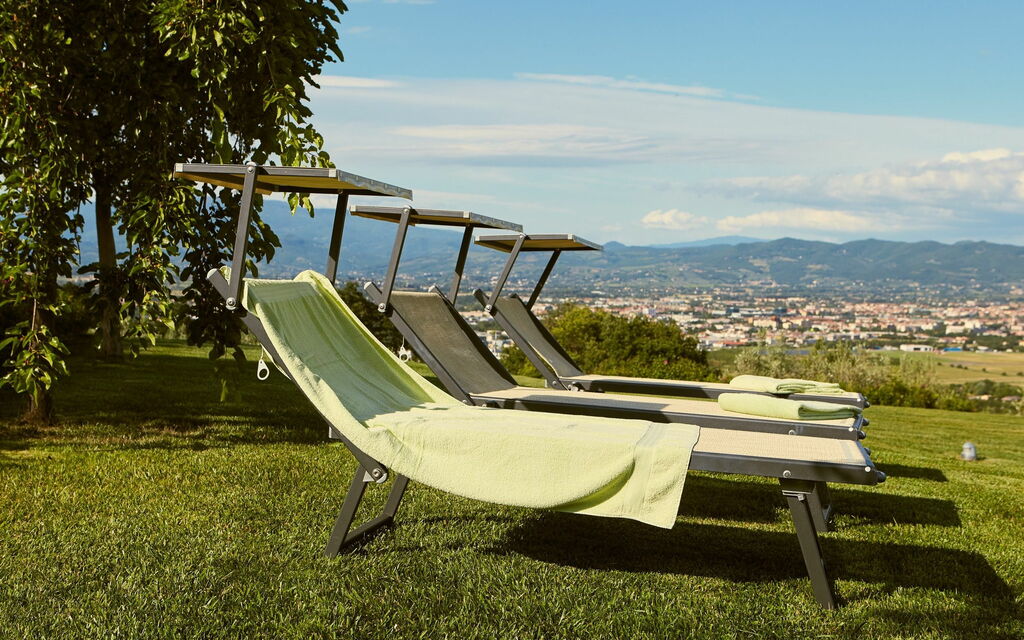 Villa Agazzi: Giardino, Vista Panoramica