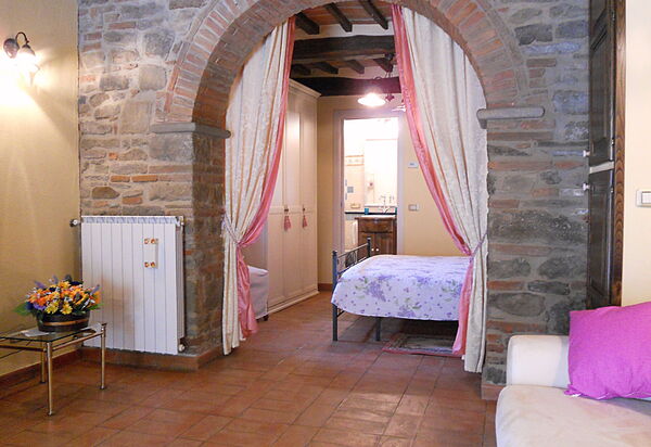 Casa Stefy: slaapkamer, Woonkamer