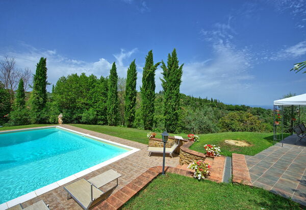 Villa Gloria: Garten, Schwimmbad