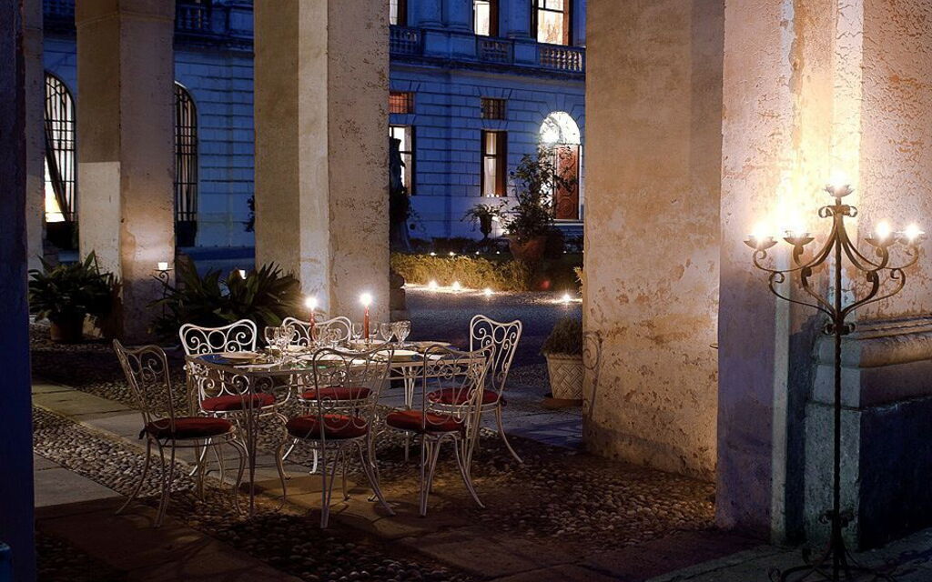 Ca' Marcello: The terrace can easily be set for dinner under the summer stars...