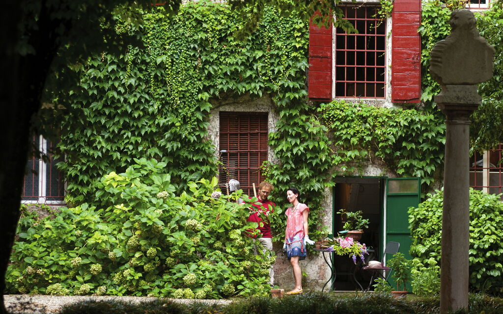 Ca' Marcello: Trädgård, Utomhus