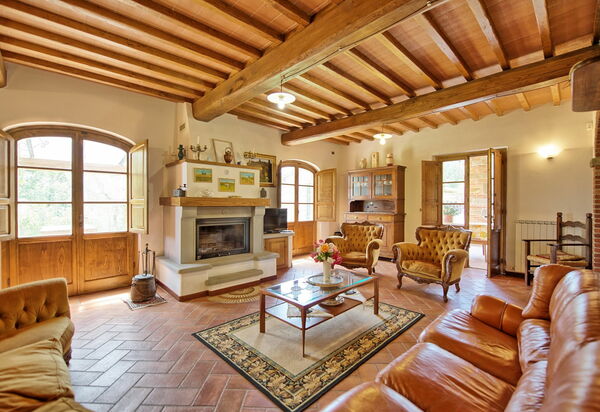 Villa Poggetta: Гостиная