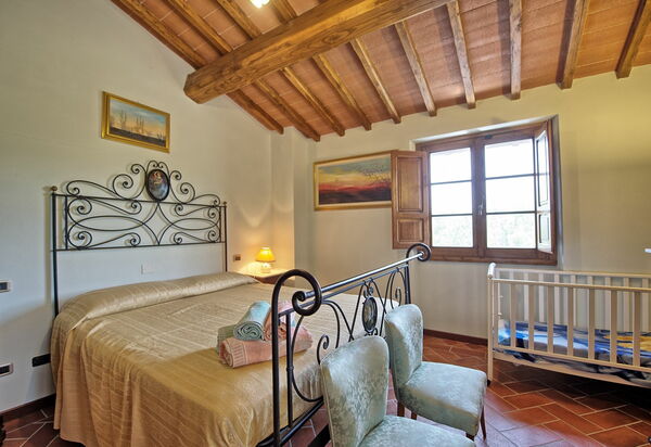 Villa Poggetta: Спальня
