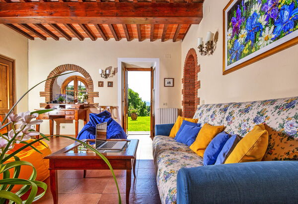 Podere Sant'angelo: Wohnzimmer