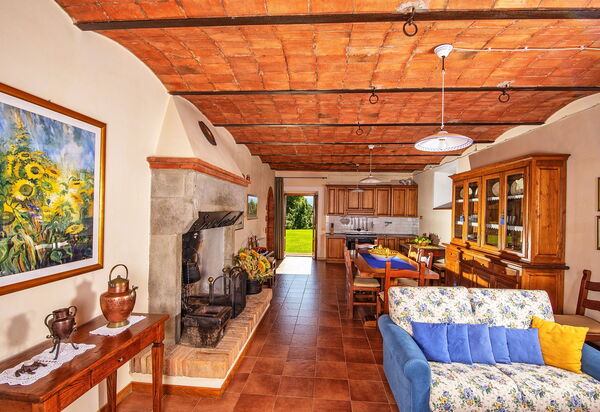 Podere Sant'angelo: Wohnzimmer