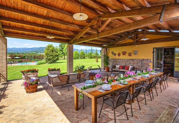 Podere Sant'angelo: Balkon / Terrasse / Patio, Draussen