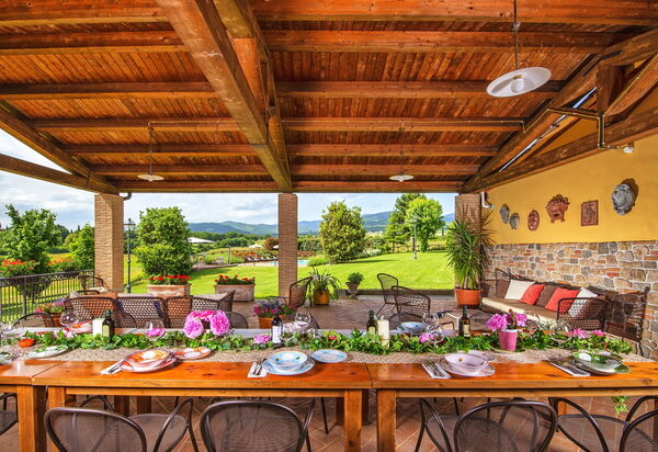 Podere Sant'angelo: Balkon / Terrasse / Patio, Draussen