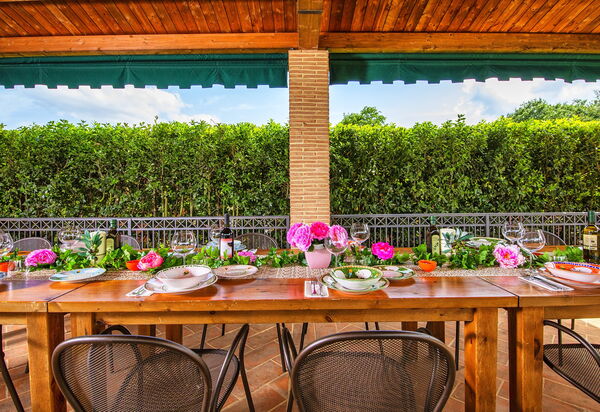 Podere Sant'angelo: Balkon / Terrasse / Patio, Draussen